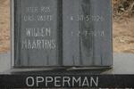 OPPERMAN Willem Maartins 1926-1978