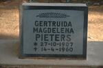 PIETERS Gertruida Magdelena 1907-1960