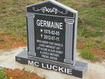 MC LUCKIE Germaine 1970-2012