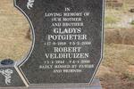 POTGIETER Gladys 1918-2006 :: VELDHUIZEN Robert 1944-1956