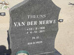 MERWE Theuns, van der 1930-2011