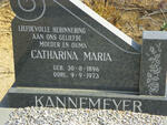 KANNEMEYER Catharina Maria 1896-1973