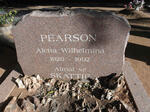 PEARSON Aletta Wilhelmina 1926-1992
