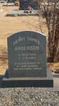 ANDERSON Henry James 1892-1963