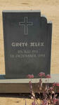 ALEX Grete 1911-1993