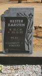 KARSTEN Hester 1941-1992