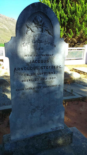 STOFBERG Jacobus Arnoldus 1842-1907