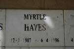 HAYES Myrtle 1907-1996