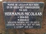 ENGELBRECHT Hermanus Nicolaas 1954-2000