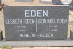 EDEN Gerhard 1909-1993 & Elsbeth 1912-1979