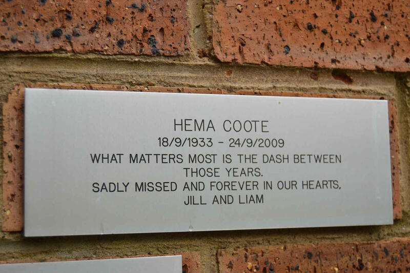 COOTE Hema 1933-2009