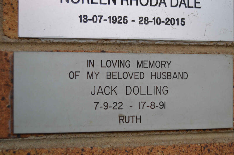 DOLLING Jack 1922-1991