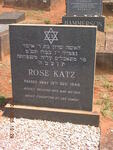 KATZ Rose -1948