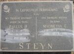 STEYN Paulus B. 1896-1968 & Magrietha C. 1904-1993