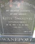 SWANEPOEL Kitty nee SPANGENBERG 1921-1964