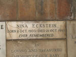 ECKSTEIN Nina 1903-1949