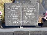 HEYDENRYCH Jan 1934-2015 & Bokkie 1936-2008