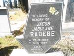 RADEBE Jacob Jabulane 1953-1997