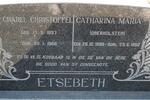 ETSEBETH Charel Christoffel 1897-1968 & Catharina Maria OBERHOLSTER 1899-1952