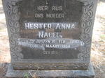 NAGEL Hester Anna nee DE BRUYN 1880-1958