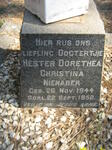 NIENABER Hester Dorethea Christina 1944-1950
