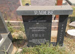 RADEBE Nomthimba 1927-1997