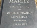 MARITZ Carel Ludewicus 1923-2000