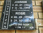 OOSTHUIZEN Johnnie 1924-1991 & Rosie 1931-2016