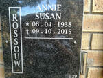 ROSSOUW Annie Susan 1938-2015