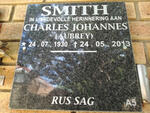 SMITH Charles Johannes 1930-2013