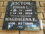 VICTOR Johan L. 1943-2014 & Magdalena E. 1949-