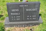 BRINK Arend Wessels 1929-2005 & Margaret 1935-2015