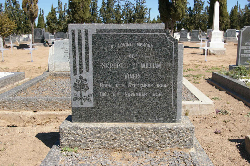VINER Scrope William 1894-1956