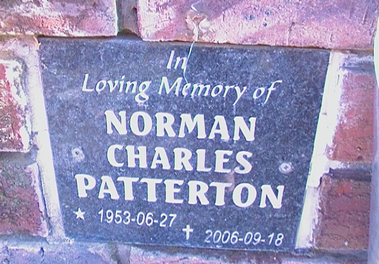 PATTERTON Norman Charles 1953-2006