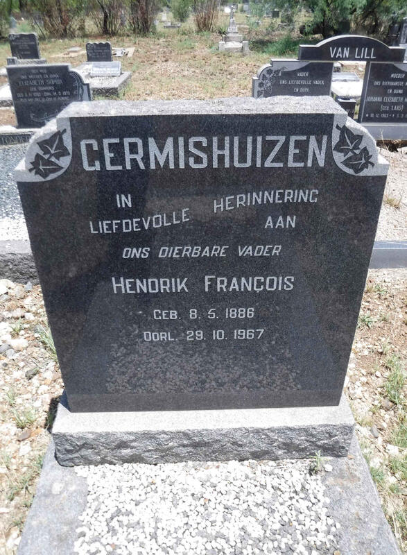GERMISHUIZEN Hendrik Francois 1886-1967