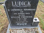 LUDICK Willem Frederik 1900-1979
