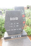 MULLER David 1971-1992