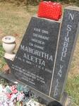 NAUDE Margritha Aletta 1928-2000