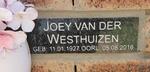 WESTHUIZEN Joey, van der 1927-2016