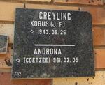 GREYLING J.F. 1943- & Androna COETZEE 1961-