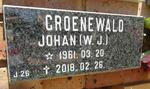 GROENEWALD W.J. 1961-2018