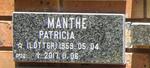 MANTHE Patricia nee LÖTTER 1959-2017