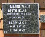 MARNEWECK J.G. 1922-1998 & E.A. OBERHOLZER 1920-2010