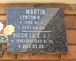 MARTIN Lynton R. 1936-2007 & D.E.J. RHEEDER 1942-2017