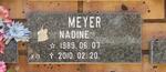 MEYER Nadine 1989-2010