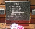 RABIE H.H. 1928-2012 & R. GROBBELAAR 1935-