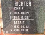 RICHTER Chris 1934-2018 & Bessie 1932-2016