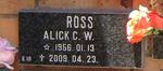 ROSS Alick C.W. 1956-2009