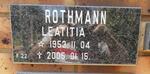 ROTHMANN Leatitia 1953-2005