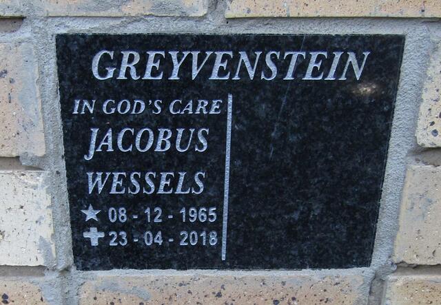 GREYVENSTEIN Jacobus Wessels 1965-2018